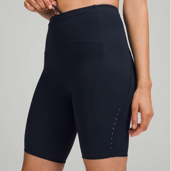 Lululemon Swift Speed High-Rise Short 8" True Navy - Picture 7 of 7